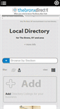 Mobile Screenshot of directory.thebronxdirect.info